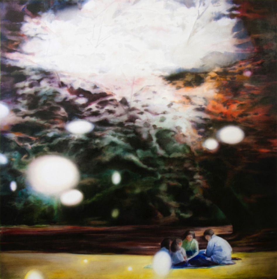 KILLING TIME, 2019, oil on canvas, 137x137cm KILLING TIME, 2019, oil on canvas, 137x137cm